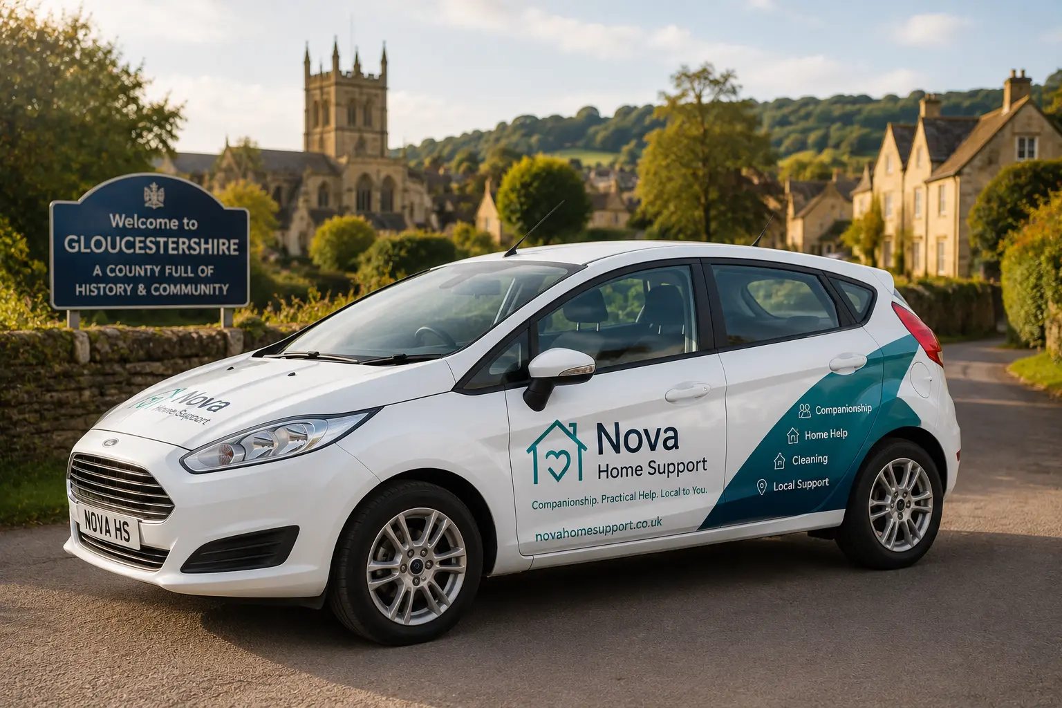 Nova Home Support home support and domestic cleaning services across Gloucestershire
